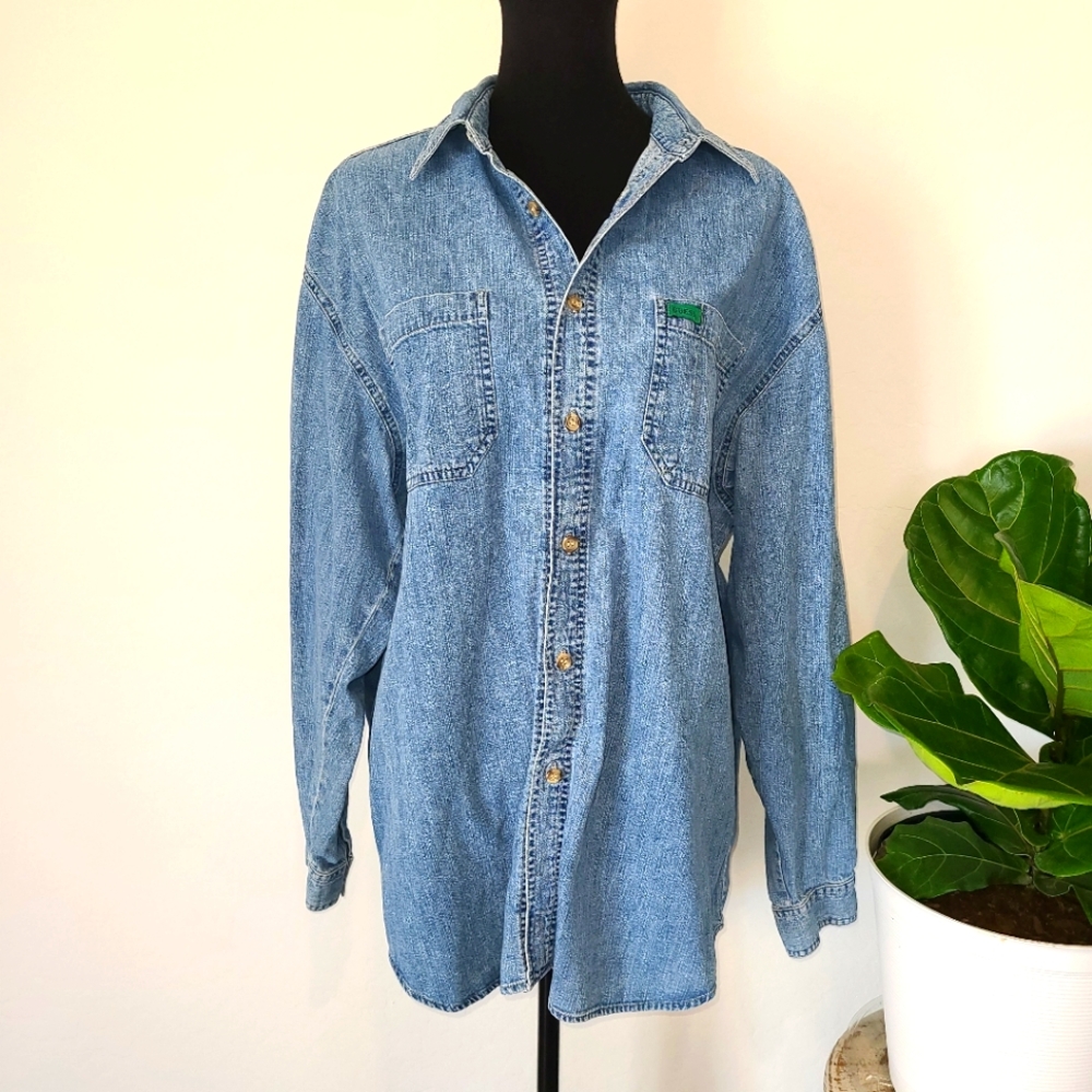 Vintage Guess Denim Top